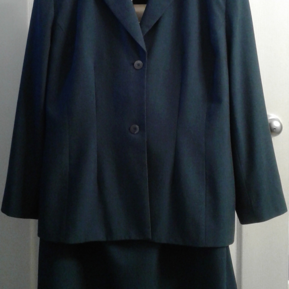 A skirt suit